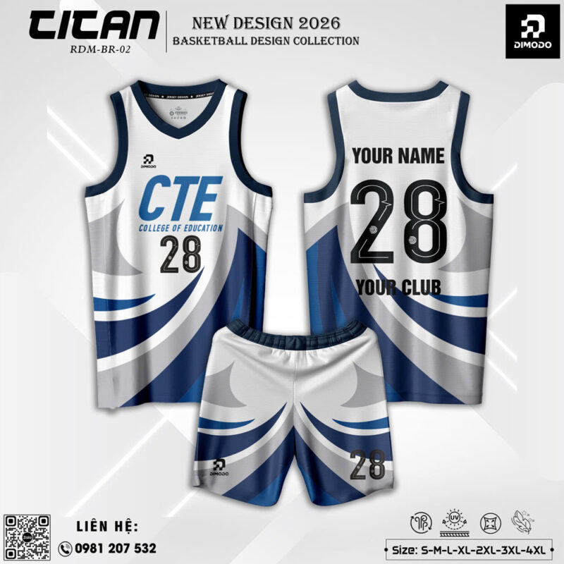 Set Đồ Thể Thao Xanh Dương Năng Động DimodoSport