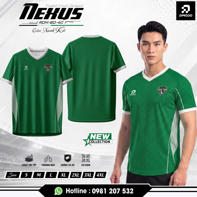 Áo Bóng Đá Nexus Màu xanh két - DIMODO SPORT