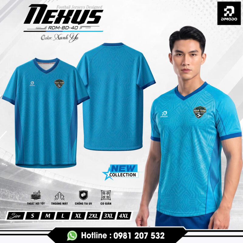 Áo Bóng Đá Nexus Màu xanh ya - DIMODO SPORT